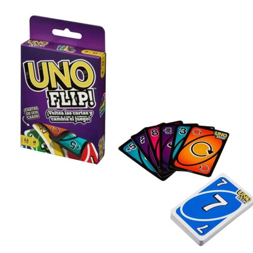 Juego de Cartas UNO Flip! – Diversión Familiar para 2 a 10 Jugadores