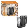 Batidora de Mano Sokany SK-02045 400W | 5 Velocidades 3 en 1 con Accesorios