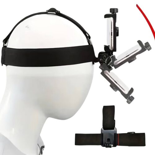 Soporte de Cabeza para Celular 360| Soporte Manos Libres para Grabar Videos y Crear Contenido