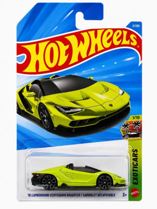 photo_2026-08-03_23-41-03 Hot Wheels Lamborghini Centenario Roadster Verde Lima | Carro Coleccionable Escala 1:64 Serie Exotics
