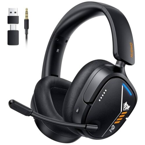 Audífonos Gamer NUBWO HG04 Inalámbricos 2.4G + Bluetooth 5.3 – 7.1 Surround, Micrófono y 80H