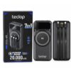 Power Bank TecLoop 20.000 mAh 22.5W 7 en 1 – Carga Magnética + Cables USB-C, Lightning y USB-A